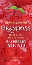 Bramboss Raspberry Mead honey wine, raspberry honey wine, mead, mead wine, Washington, Adytum Cellars