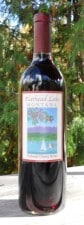 Cherry Bottle Shot Flathead Lake Winery, Montana wine, cherry wine, cherrywine, cherry wines, fruit wine, fruitwine, sweet wine, summer wine, country wine, romantic wine, online wine, Montana cherry wine